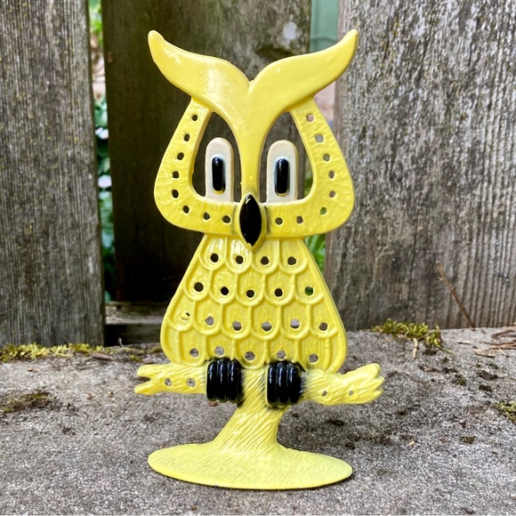 Vintage Owl Earring Stand - Picture 1 of 10
